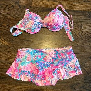 Lilly Pulitzer skirted bikini 12